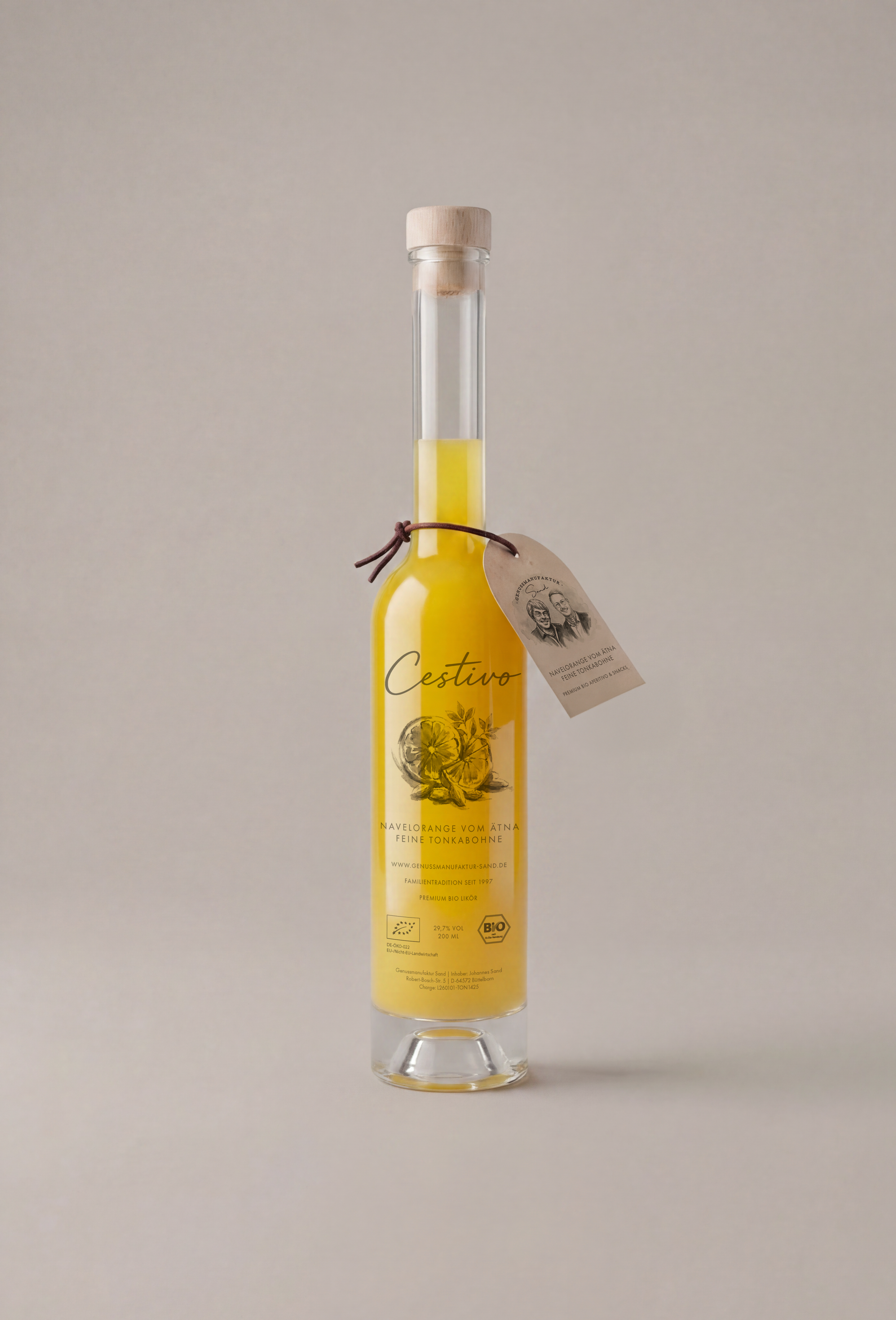 Cestivo Aperitivo - Navelorange vom Ätna - feine Tonkabohne
