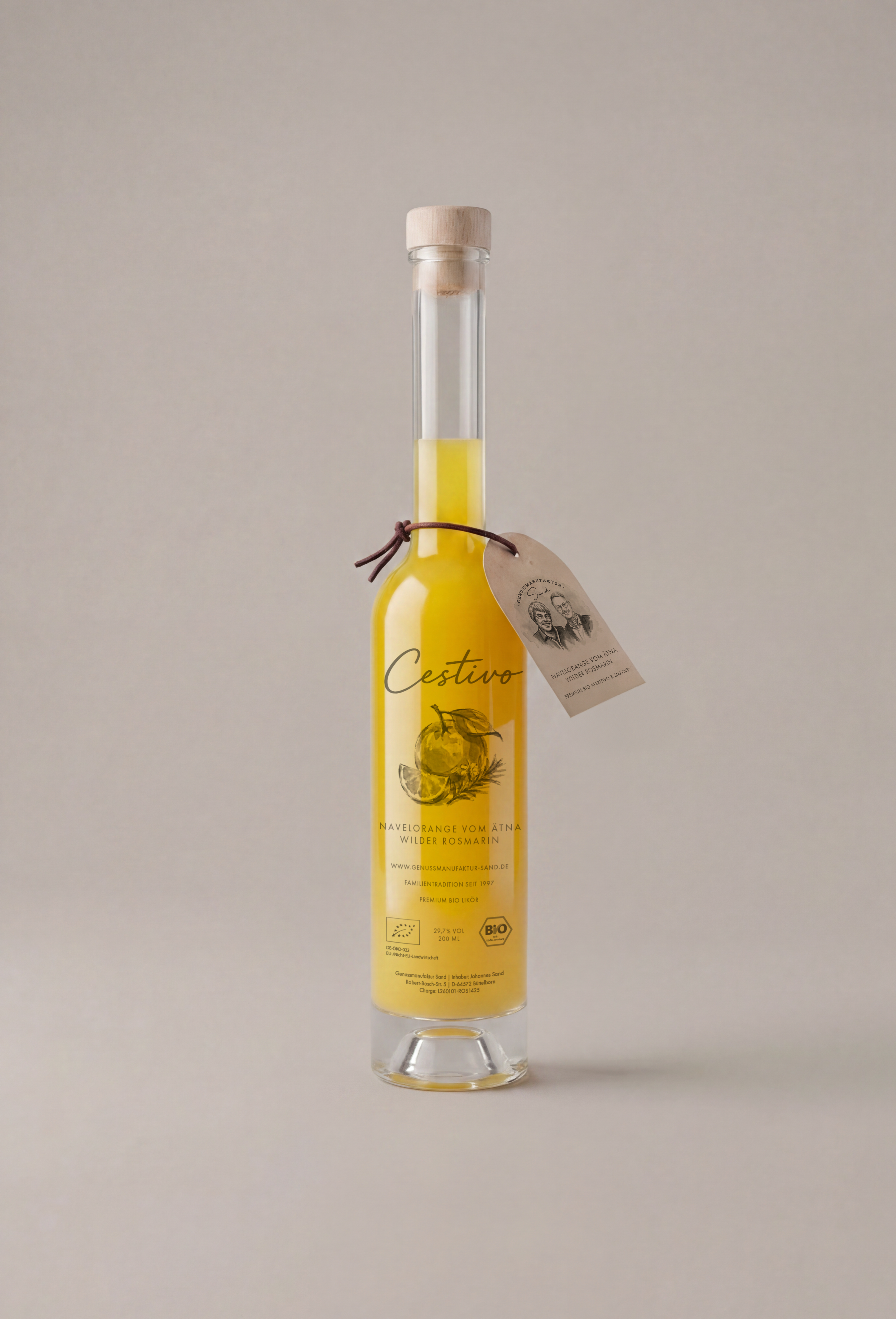 Cestivo Aperitivo - Navelorange vom Ätna - wilder Rosmarien