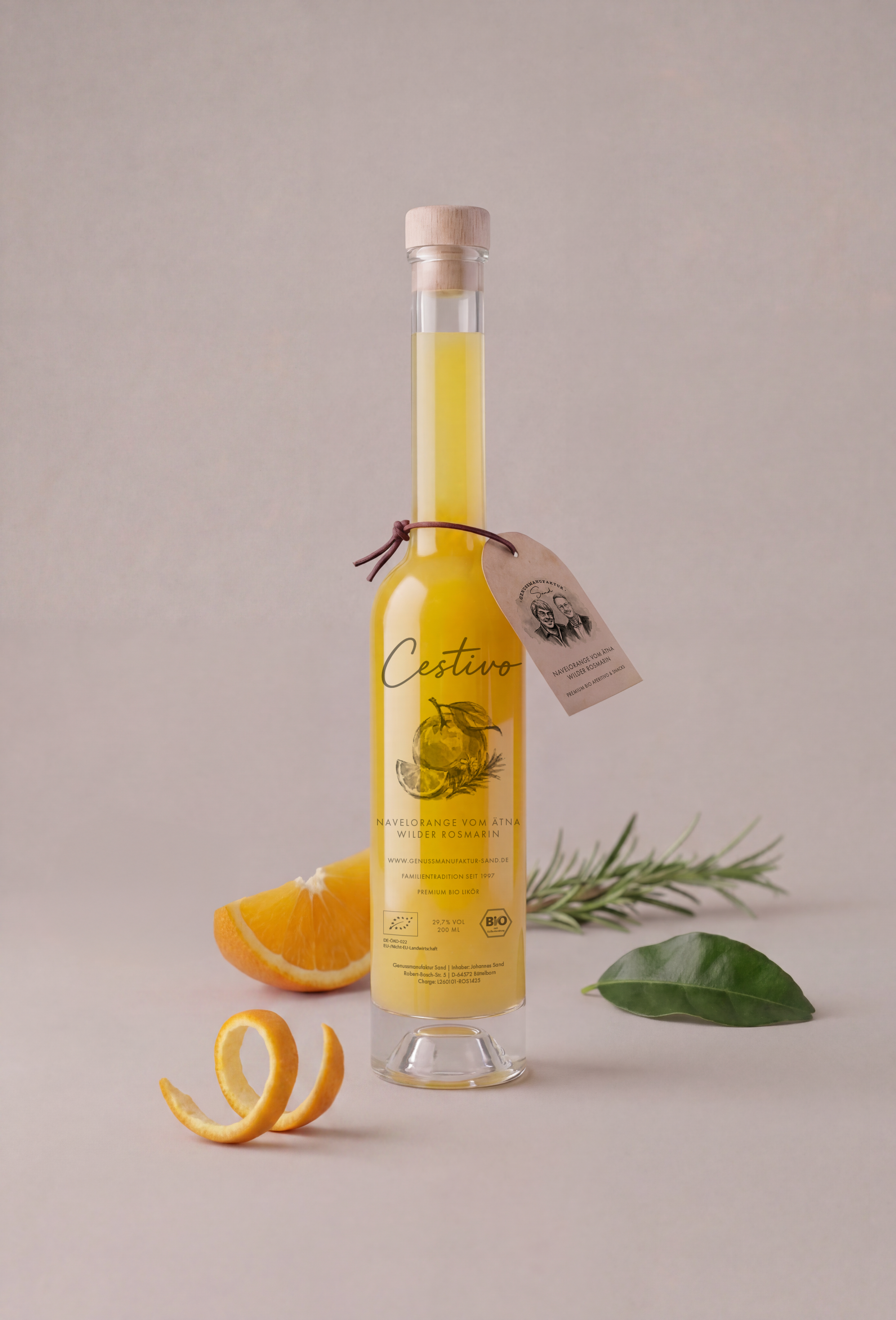 Cestivo Aperitivo - Navelorange vom Ätna - wilder Rosmarien